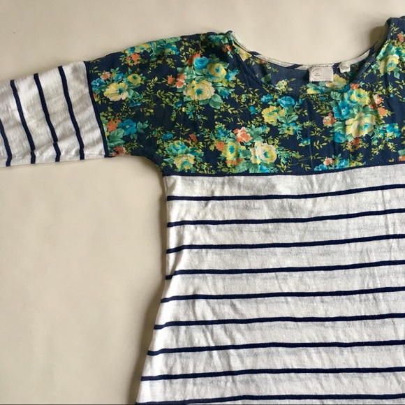 Anthropologie Split Stripes Pullover - Picture 5 of 7